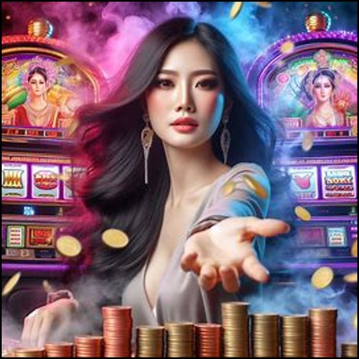 Meja baccarat live dealer di idolabet88 dengan kartu dan chip taruhan